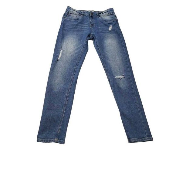 LUCKY BRAND Jeans Girl's Size 16 Light Blue Wash Zoe Skinny Leg Denim Pants - Picture 1 of 12